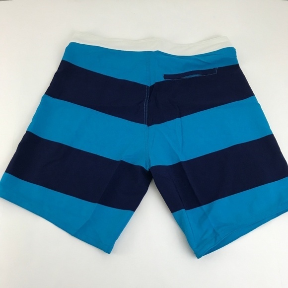 Pacific Surf Blue Stripped Board Shorts sz XL - Picture 3 of 6